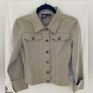 Rue21 Tan Denim Jacket size 6